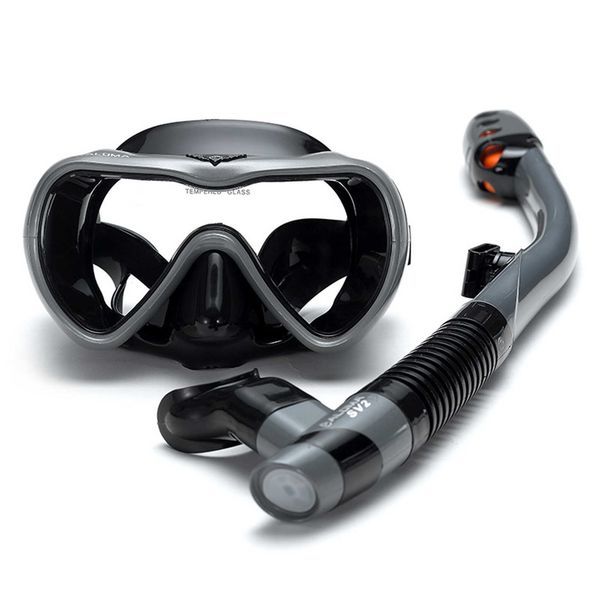 leakproof snorkel set anti-fog swimming snorkeling goggles glasses with easy breath dry snorkel tube swimming scuba diving mask, Blue
leakproof snorkel set anti-fog swimming snorkeling goggles glasses with easy breath dry snorkel tube swimming scuba diving mask, Blue