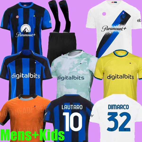 lautaro thuram dimarco 22 23 24 soccer jerseys barella correa calhanoglu inters de vrij milans 2023 2024 home away white football shirts men, Black;yellow
lautaro thuram dimarco 22 23 24 soccer jerseys barella correa calhanoglu inters de vrij milans 2023 2024 home away white football shirts men, Black;yellow