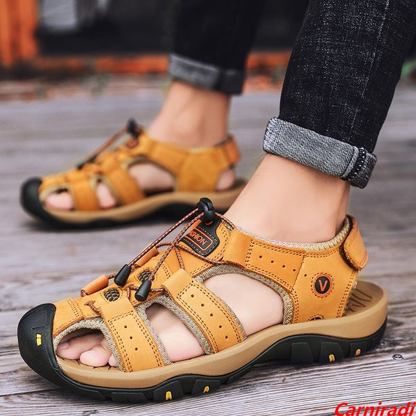 water shoes summer genuine leather classic sport sandals men roman lightweight casual sneakers male outdoor soft roman wading beach shoes 23, Black
water shoes summer genuine leather classic sport sandals men roman lightweight casual sneakers male outdoor soft roman wading beach shoes 23, Black