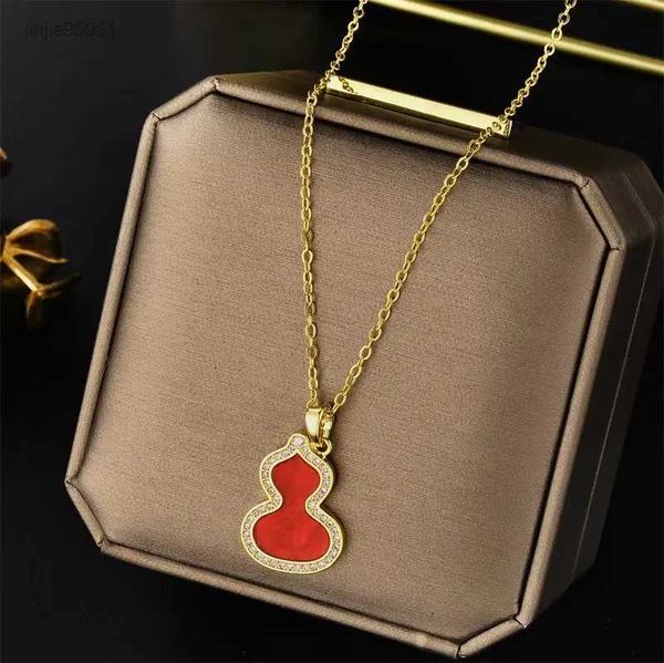 designer pendant necklace classic steel diamonds bottle gourd pendant necklaces 18k gold plated women luck jewelry, Silver
designer pendant necklace classic steel diamonds bottle gourd pendant necklaces 18k gold plated women luck jewelry, Silver