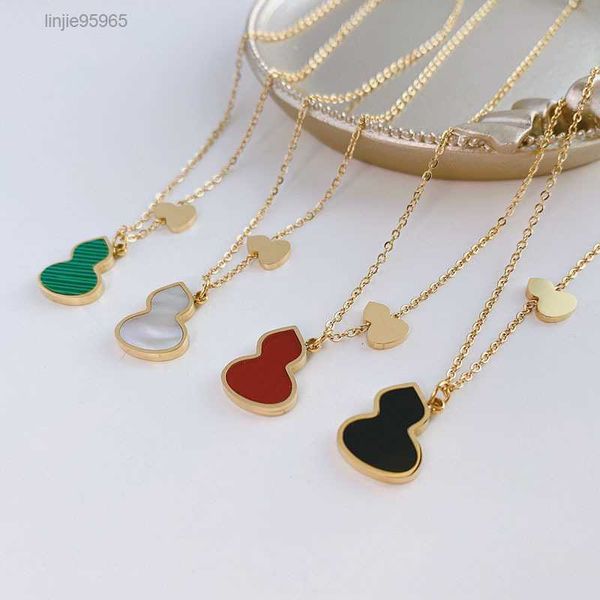 selling colorful gourd necklace 18k gold plating stainless steel women jewelry, Silver
selling colorful gourd necklace 18k gold plating stainless steel women jewelry, Silver