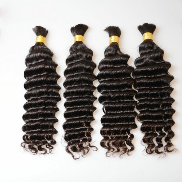 peruvian human hair bulks 10-30inch deep wave curly natural color hair extensions one hair bulks, Black
peruvian human hair bulks 10-30inch deep wave curly natural color hair extensions one hair bulks, Black