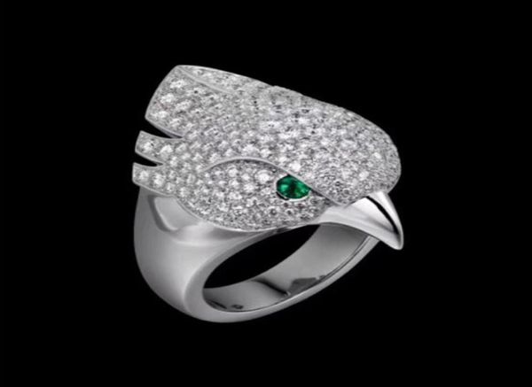 money animal eagle head ring neutral personality twinkle superior quality luxurious bird rings eyes inlaid with green crystal pun8001962, Golden;silver
money animal eagle head ring neutral personality twinkle superior quality luxurious bird rings eyes inlaid with green crystal pun8001962, Golden;silver