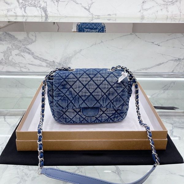 luxury designer mini hobo bag channel cf women tote bags chain solid hasp flap handbag plaid soft canvas denim blue shoulder handbags cross
luxury designer mini hobo bag channel cf women tote bags chain solid hasp flap handbag plaid soft canvas denim blue shoulder handbags cross