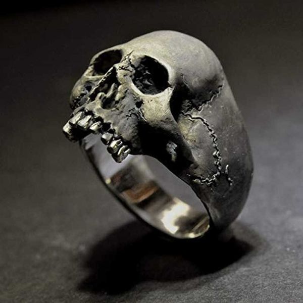 vintage punk stainless steel skull rings for men gothic horror hip hop motorcycle rock biker jewelry gifts, Silver
vintage punk stainless steel skull rings for men gothic horror hip hop motorcycle rock biker jewelry gifts, Silver