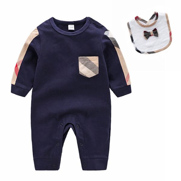 designer child clothing set children's long sleeved jumpsuit spring and autumn clothing with complimentary saliva towel, Blue
designer child clothing set children's long sleeved jumpsuit spring and autumn clothing with complimentary saliva towel, Blue