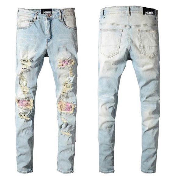 men039s jeans high street hipster light colored patchwork beggar pants slim3899545, Blue
men039s jeans high street hipster light colored patchwork beggar pants slim3899545, Blue