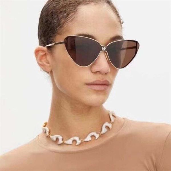 2023 new luxury designer family b wind ins cat eye metal anti-ultraviolet star net red sunglasses bb0191, White;black 
2023 new luxury designer family b wind ins cat eye metal anti-ultraviolet star net red sunglasses bb0191, White;black