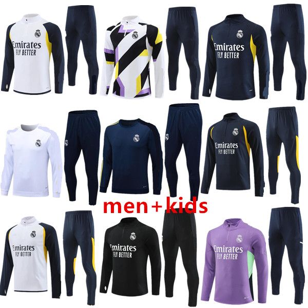 23/24 real madrids tracksuit training suit vini jr bellingham 2023 2024 real madrides men and kids football camavinga sportswear chandal fut, Black
23/24 real madrids tracksuit training suit vini jr bellingham 2023 2024 real madrides men and kids football camavinga sportswear chandal fut, Black