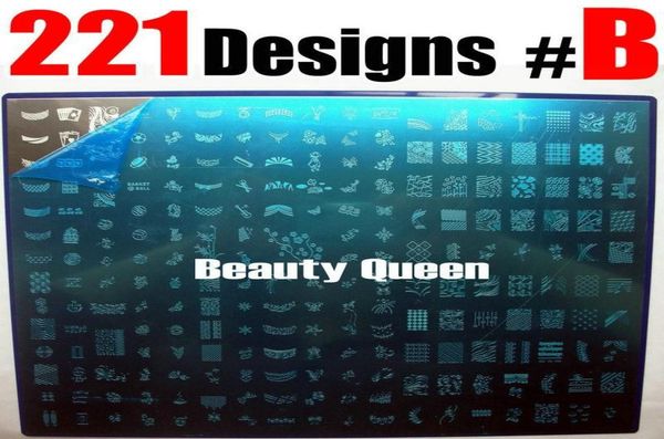 221designs larg stamping plate image plate nail art big stamp printing template metal stencil diy b2426179, White
221designs larg stamping plate image plate nail art big stamp printing template metal stencil diy b2426179, White