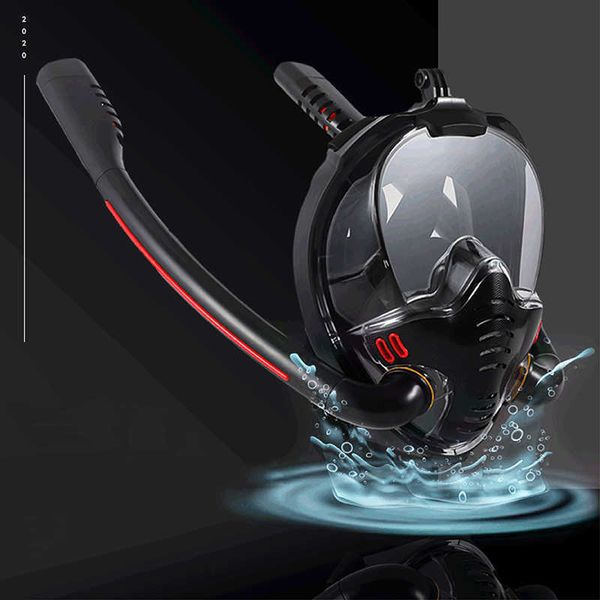 professional snorkeling mask double breathing tube diving mask adults swimming mask diving goggles water sports swim equipment, Blue
professional snorkeling mask double breathing tube diving mask adults swimming mask diving goggles water sports swim equipment, Blue