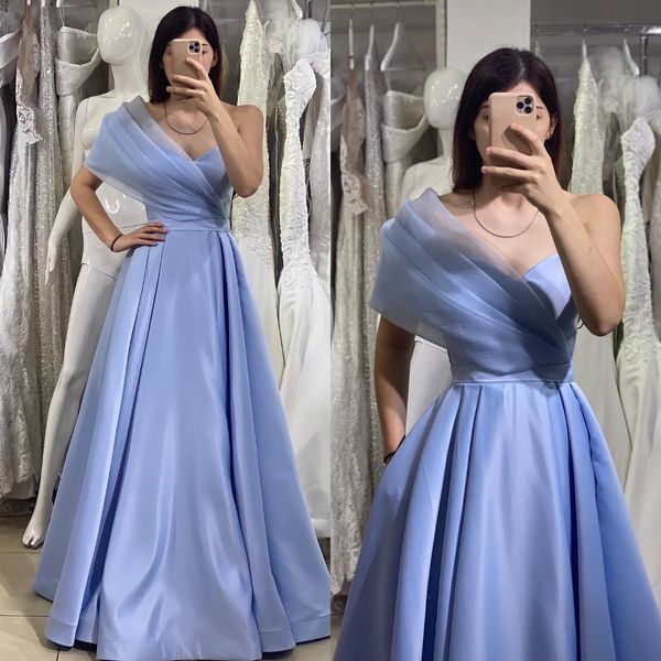 elegant baby blue evening dresses off shoulder a line party prom dress pleats long dress for special occasion, Black;red
elegant baby blue evening dresses off shoulder a line party prom dress pleats long dress for special occasion, Black;red