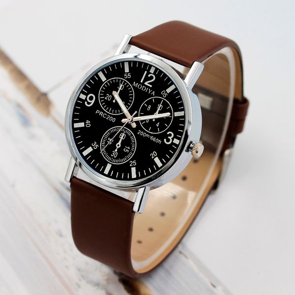 wristwatches reloj hombre three eye watches quartz men's watch wristwatches watches for men glass belt watch men relogio masculino 2307, Slivery;brown
wristwatches reloj hombre three eye watches quartz men's watch wristwatches watches for men glass belt watch men relogio masculino 2307, Slivery;brown