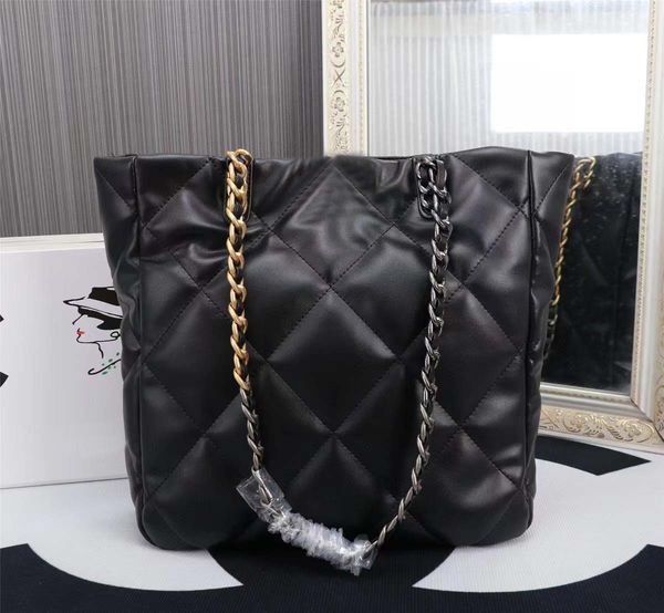 grade high-quality lambskin large-capacity handbag chain matching