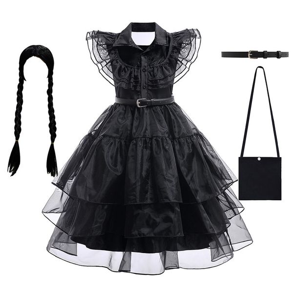 girl's dresses wednesday cosplay for girls costume movie addams dresses for girl kids mesh party dresses halloween carnival costumes 4-, Red;yellow
girl's dresses wednesday cosplay for girls costume movie addams dresses for girl kids mesh party dresses halloween carnival costumes 4-, Red;yellow