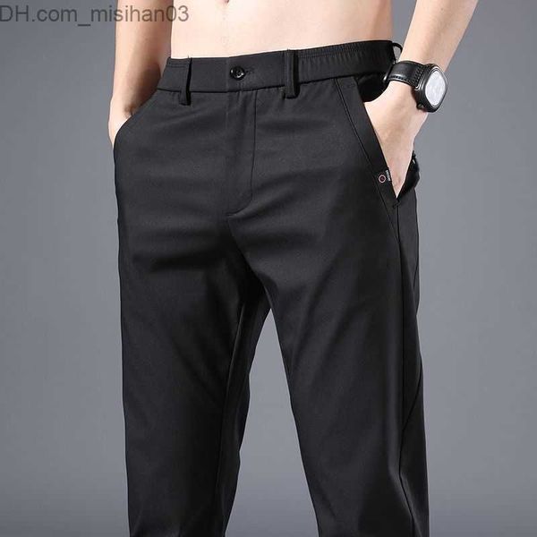 men's pants business men's casual suit pants spring summer new social office thin men's fashion street clothes khaki straight, Black
men's pants business men's casual suit pants spring summer new social office thin men's fashion street clothes khaki straight, Black