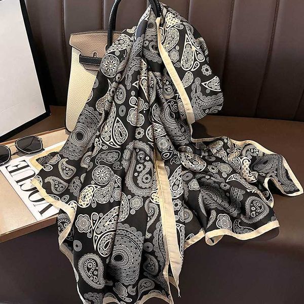 scarves new fashion brand women silk scarf blk grey paisley floral print pashmina shawls and wraps foulard femme muslim hijab 180*90cm j2308, Blue;gray
scarves new fashion brand women silk scarf blk grey paisley floral print pashmina shawls and wraps foulard femme muslim hijab 180*90cm j2308, Blue;gray