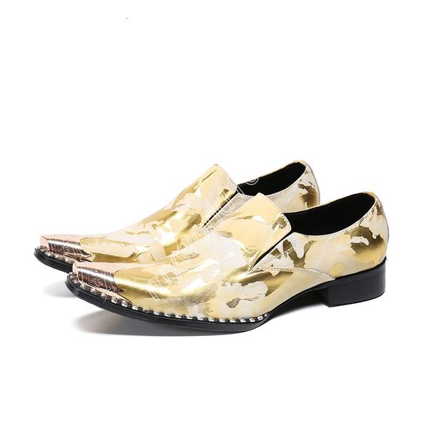 handmade luxury men shoes pointed metal tip gold leather dress shoes party & wedding leather shoes zapatos hombre, Black
handmade luxury men shoes pointed metal tip gold leather dress shoes party & wedding leather shoes zapatos hombre, Black