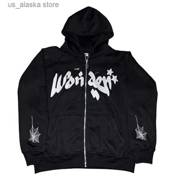 men's hoodies sweatshirts hoodie men streetwear long sleeve anime zip up hoodie letter oversized hoodie y2k clothes hoodie fashion emo, Black
men's hoodies sweatshirts hoodie men streetwear long sleeve anime zip up hoodie letter oversized hoodie y2k clothes hoodie fashion emo, Black