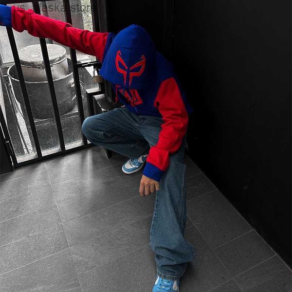 men's hoodies sweatshirts retro american fashion spiders print zip hoodie male and female casual loose warm fall streetwear y2k style h, Black
men's hoodies sweatshirts retro american fashion spiders print zip hoodie male and female casual loose warm fall streetwear y2k style h, Black