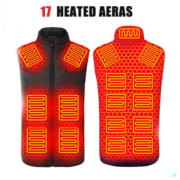 men's jackets winter man 17 areas heated underwear suit control temperature power bank powered fleece thermal bicycle skiing jacket 230, Black;brown
men's jackets winter man 17 areas heated underwear suit control temperature power bank powered fleece thermal bicycle skiing jacket 230, Black;brown