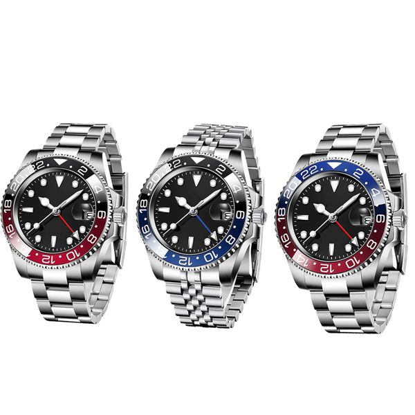 luxury classic watch for men designer mens watches mechanical automatic batman pepsi cola coke gmt fashion 904l stainless steel band montre, Slivery;brown
luxury classic watch for men designer mens watches mechanical automatic batman pepsi cola coke gmt fashion 904l stainless steel band montre, Slivery;brown