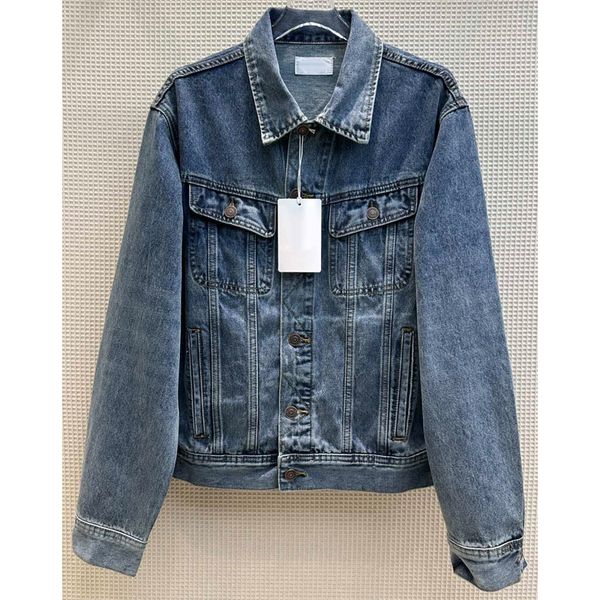8.1 fashion letter embroidery back single breasted long sleeve denim jacket women, Black;brown
8.1 fashion letter embroidery back single breasted long sleeve denim jacket women, Black;brown