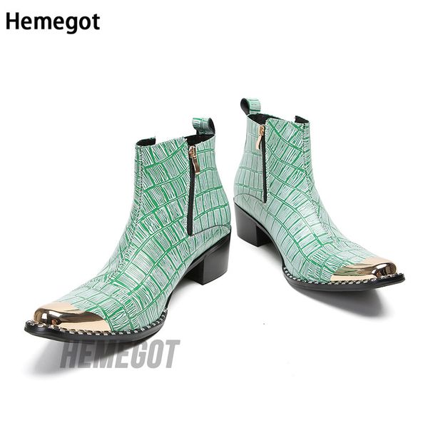 boots metal toe green pink men's boots side zipper high heel fashion youth performance banquet booties for men large size 37-47 230801, Black
boots metal toe green pink men's boots side zipper high heel fashion youth performance banquet booties for men large size 37-47 230801, Black