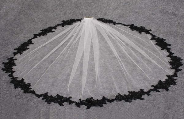 bridal veils black lace appliques white ivory tulle short wedding one layer veil with comb accessories veu de noiva6346896
bridal veils black lace appliques white ivory tulle short wedding one layer veil with comb accessories veu de noiva6346896