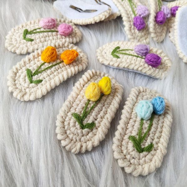 cute children's wool knitted flower hairpin embroidery side bangs clip for girl handmade floral hair clip accessories gift, Slivery;white
cute children's wool knitted flower hairpin embroidery side bangs clip for girl handmade floral hair clip accessories gift, Slivery;white