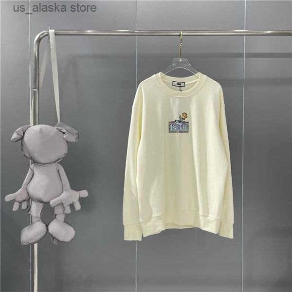 men's hoodies sweatshirts kith box treats apricot men sweatshirts 1 1 kith floral printing hoodie crewneck women couple clothes t230731, Black
men's hoodies sweatshirts kith box treats apricot men sweatshirts 1 1 kith floral printing hoodie crewneck women couple clothes t230731, Black