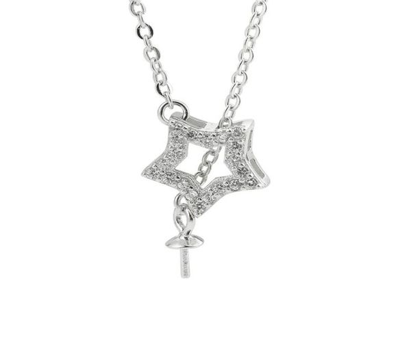 necklace blank 925 sterling silver chain pentagram star pendant and setting pin for pearls 5 pieces5932323, Slivery;crystal
necklace blank 925 sterling silver chain pentagram star pendant and setting pin for pearls 5 pieces5932323, Slivery;crystal