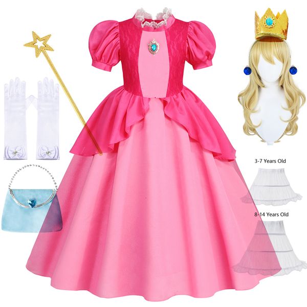 girl's dresses peach dresses for girls princess costume clothes party cosplay halloween carnival birthday dress kids vestidos 230731, Red;yellow
girl's dresses peach dresses for girls princess costume clothes party cosplay halloween carnival birthday dress kids vestidos 230731, Red;yellow