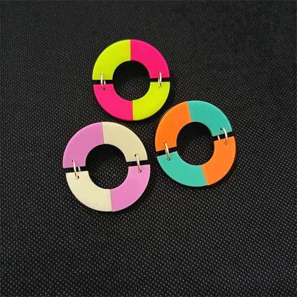 summer swimming ring stud earrings for women multicolor acrylic fashion jewelry beach accessories, Golden;silver
summer swimming ring stud earrings for women multicolor acrylic fashion jewelry beach accessories, Golden;silver
