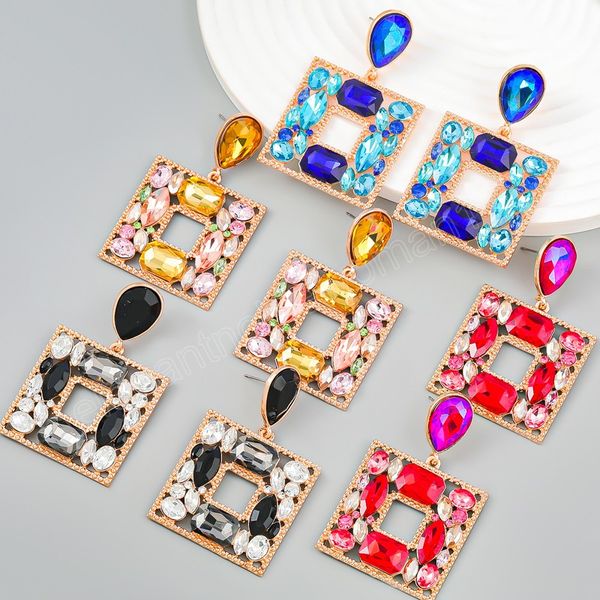 vintage rhinestone square charms dangle earrings for women jewelry fashion earrings accessories, Silver
vintage rhinestone square charms dangle earrings for women jewelry fashion earrings accessories, Silver