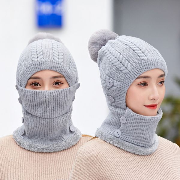 fashion designer jewelry winter women's one piece warm hat knitted neck mask one piece hat versatile scarf, hat & glove sets wholesale, Blue;gray
fashion designer jewelry winter women's one piece warm hat knitted neck mask one piece hat versatile scarf, hat & glove sets wholesale, Blue;gray