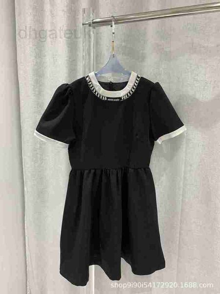 basic & casual dresses designer spring/summer new contrast collar edge label sleeve stitching diamond decorative round neck short dress wfly, Black;gray
basic & casual dresses designer spring/summer new contrast collar edge label sleeve stitching diamond decorative round neck short dress wfly, Black;gray