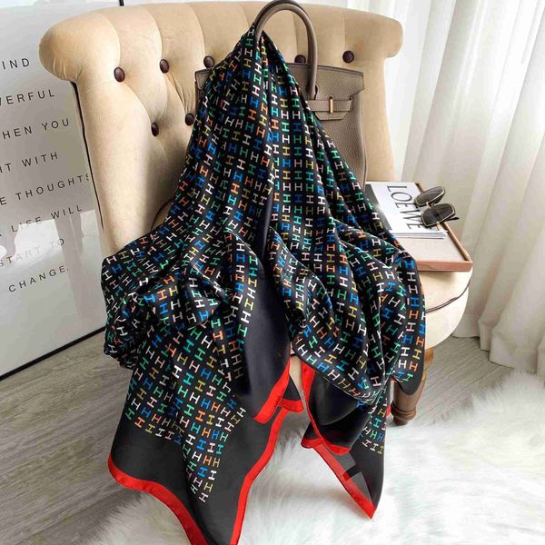 scarves 2023 fashion 180*90cm silk scarf print beh hijab women summer female sunscreen shawls and wraps new echarpe designer bandanna j23080, Blue;gray
scarves 2023 fashion 180*90cm silk scarf print beh hijab women summer female sunscreen shawls and wraps new echarpe designer bandanna j23080, Blue;gray