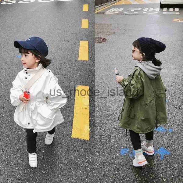 jackets girls long windbreaker new children's waist coat baby coat spring and autumn dress little girl jacket trench coat x0730, Blue;gray
jackets girls long windbreaker new children's waist coat baby coat spring and autumn dress little girl jacket trench coat x0730, Blue;gray
