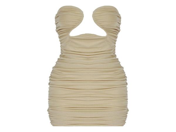 casual dresses s 2021 women summer black nude cut out strapless ruched short mini party dress whole8358815, Black;gray
casual dresses s 2021 women summer black nude cut out strapless ruched short mini party dress whole8358815, Black;gray