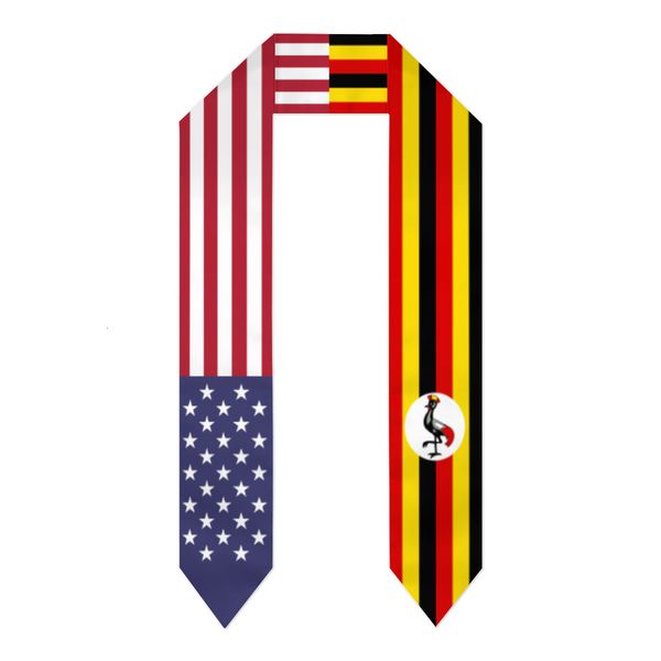 scarves graduation sash uganda usa united states flag stole shawls graduate wraps scraf international student pride gifts 230801, Blue;gray
scarves graduation sash uganda usa united states flag stole shawls graduate wraps scraf international student pride gifts 230801, Blue;gray