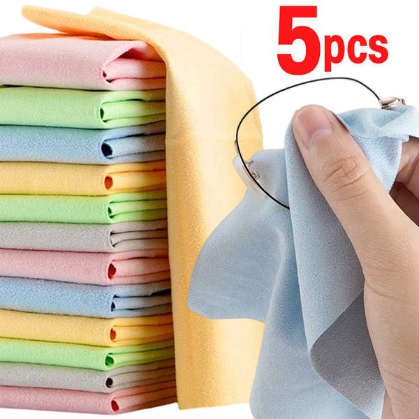 5pcs chamois glasses cleaner microfiber cleaning cloth for lens phone electronics screen cleaning velvet wipes, Blue
5pcs chamois glasses cleaner microfiber cleaning cloth for lens phone electronics screen cleaning velvet wipes, Blue