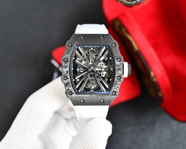 rm12-01 real tourbillon watch fantasic superb men wrist watches 35cv high-end quality mechanical uhr ntpt all carbon fiber case montre richa, Slivery;brown
rm12-01 real tourbillon watch fantasic superb men wrist watches 35cv high-end quality mechanical uhr ntpt all carbon fiber case montre richa, Slivery;brown