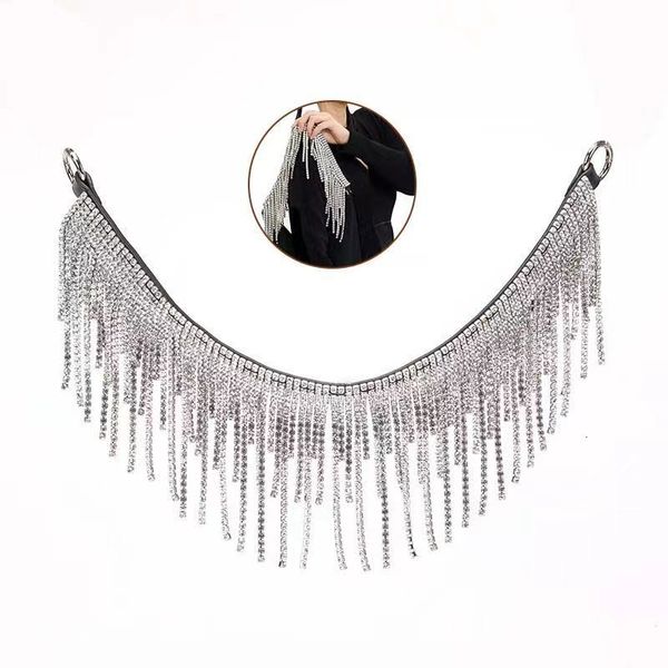 bag parts accessories fringe purse strap bling replacement crossbody sparkly glitter crystal for messenger tote handbags 230731, Black
bag parts accessories fringe purse strap bling replacement crossbody sparkly glitter crystal for messenger tote handbags 230731, Black