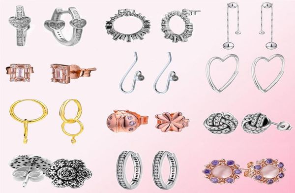 2022 100 925 sterling silver classic authentic new combination earrings ladies charm fashion diy jewelry7032801, Golden;silver
2022 100 925 sterling silver classic authentic new combination earrings ladies charm fashion diy jewelry7032801, Golden;silver