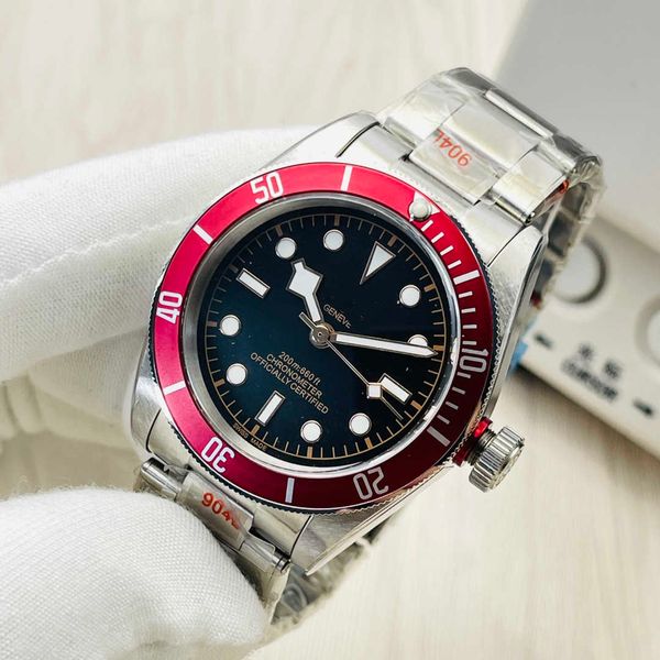 designer heritage black bay gmt stainless steel automatic mens watch 41mm m7941zf factory high-end quality mechanical movement uhr montre de, Slivery;brown
designer heritage black bay gmt stainless steel automatic mens watch 41mm m7941zf factory high-end quality mechanical movement uhr montre de, Slivery;brown