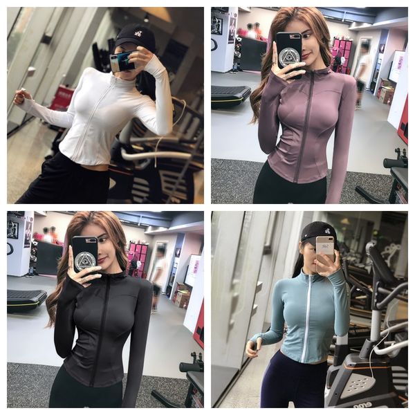 handsome standing neck sports jacket, women's slim short zippered cardigan, fitness jacket, elastic sleeve, yoga suit, long sleeves, White;red
handsome standing neck sports jacket, women's slim short zippered cardigan, fitness jacket, elastic sleeve, yoga suit, long sleeves, White;red