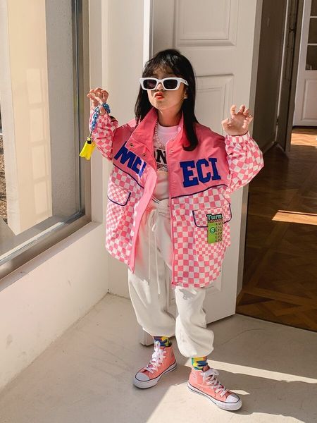 jackets girls plaid pink jackets baby 8 10 years streetwear spring fall fashion loose coat teen girls jackets 230801, Blue;gray
jackets girls plaid pink jackets baby 8 10 years streetwear spring fall fashion loose coat teen girls jackets 230801, Blue;gray