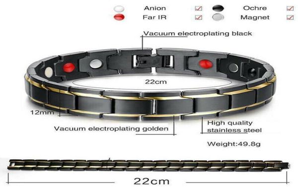 charm bracelets 2021 therapeutic energy healing bracelet women men couple jewelry titanium steel magnetic therapy7820254, Golden;silver
charm bracelets 2021 therapeutic energy healing bracelet women men couple jewelry titanium steel magnetic therapy7820254, Golden;silver