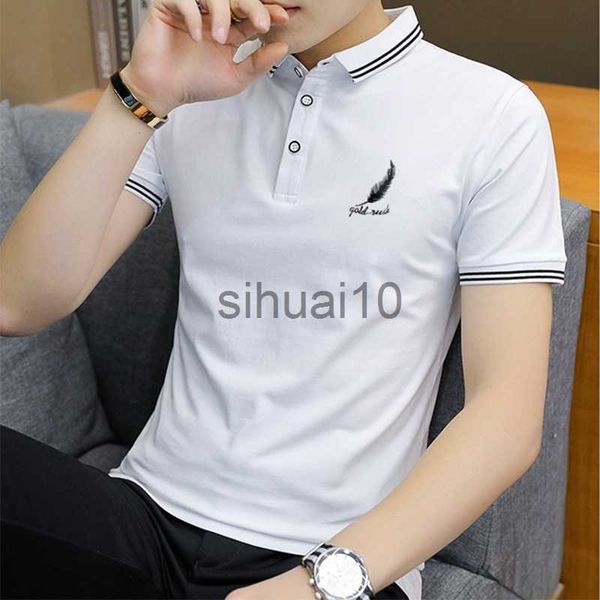 men's t-shirts summer brand breathable jacket luxury polo shirt embroidered business short sleeve polo shirt solid color lapel men', White;black
men's t-shirts summer brand breathable jacket luxury polo shirt embroidered business short sleeve polo shirt solid color lapel men', White;black